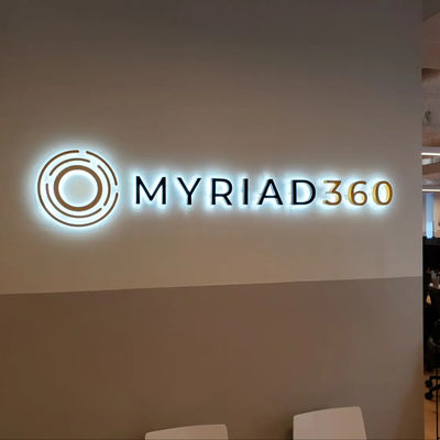 Op maat gemaakte LED-bordverlichting Letters Ronde lichtdoos voor decoratie 28C Reclame