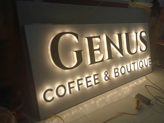Sneeuw Moderne Eenvoud 3D LED verlicht briefbord voor busstations stroomtoevoer adapter