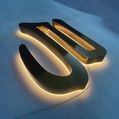 Roestvrijmetalen LED-borden voor restaurant, kantoor en buitenbedrijfsgebouw