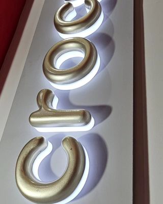 Sneeuw Outdoor Signage Store Sign LED Letter Custom Metal Storefront Outdoor Front 3D Winkel Bedrijf