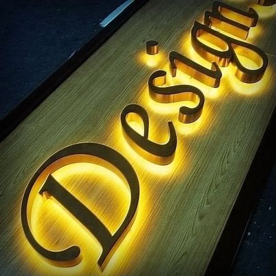 LED-strips Lichtbron Op maat gemaakte grootte Metalen sneeuw 3D achtergrondverlichting Letters voor indoor signage