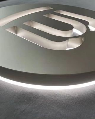 Buiten achtergrondverlicht bord Sneeuw 3D LED verlicht Huisnummers voor aangepast villa adres