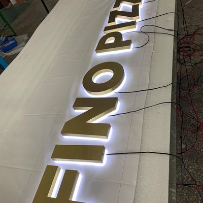 Winkels LED-borden Letters Sneeuw LED 3D-borden voor maatwerk Bedrijfslogo Buitenwinkelbord