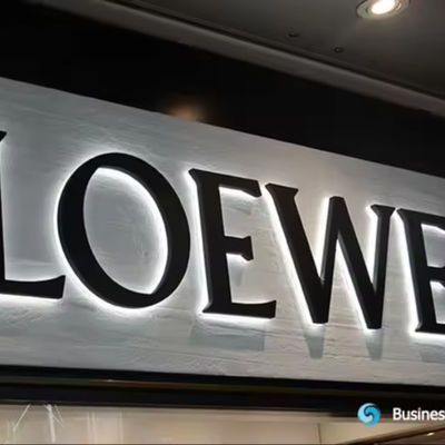 Sneeuw LED logo teken voor buiten reclame op busstations waterdicht en op maat
