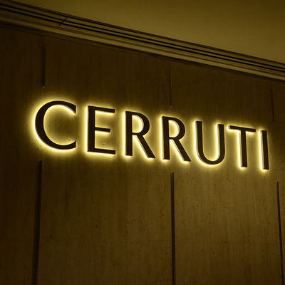 Gepersonaliseerd verlicht binnenshuis licht Led Letter Wall Sign met DC 12V Input Voltage