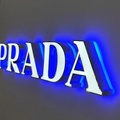 80 Ra kleurweergave index Custom 3D Acrylic Business Logo Sign voor binnen en buiten