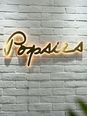Wand LED verlicht bord 3D achtergrondverlichting Logo bord Custom For Office