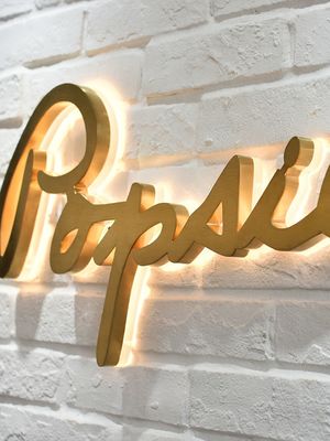 Wand LED verlicht bord 3D achtergrondverlichting Logo bord Custom For Office