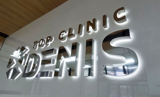 Wandmontage LED-letters LED-verlichtend bord voor commerciële borden binnen