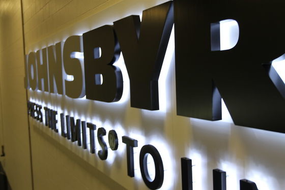 Buiten Acrylisch Schild Led Light Naambord van roestvrij staal Custom 3D Lighting Signs voor vakantie decoraties