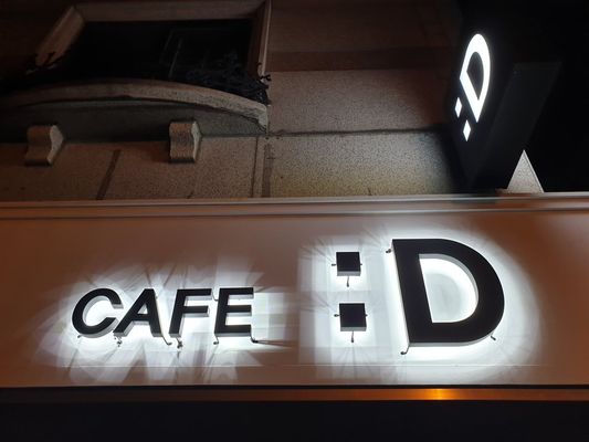 Custom Laser Cutting 3D Metal Wall Logo Letters voor LED achtergrondverlichting van roestvrij staal